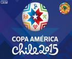 Логотип в 2015 году Чили Кубок Америки. Футбольный турнир между сборными Южной Америки с 11 июня по 4 июля в 2015 году в Чили